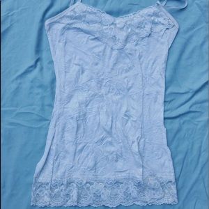 White Cami w/ lace